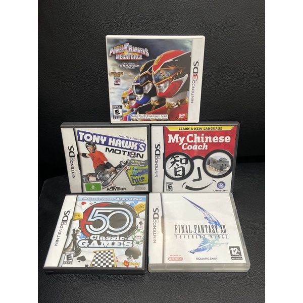 3ds 2ds ds 💥💥แผ่นแท้💥💥มือสอง หายาก และเป็นภาษาอังกฤษทั้งหมด วิชาภาษาจีน ก็เล่นเป็นภาษาอังกฤษ สนุก ไม