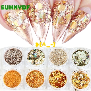 ชุดเซ็ตฟอยล์กระจกแตก 6สี DIYอุปกรณ์ทำเล็บ ตกแต่งเล็บ พร้อมส่งnail