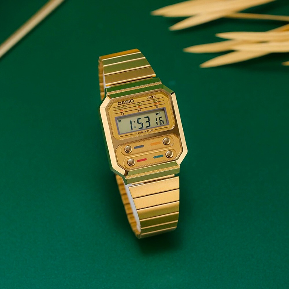 นาฬิกา CASIO RETRO SERIES รุ่น A100WE-1A / A100WEG-9A / A100WEGG-1A / A100WEL-1A / A100WEF / A120WE