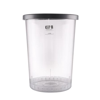 ถังขยะ ถังขยะกลม ตรามือ ขนาด 45L สีใส