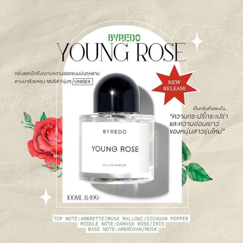BYREDO YOUNG ROSE 100ml.