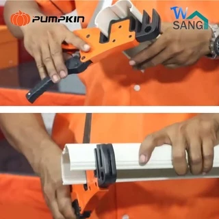 กรรไกรตัดรางไฟ รางเก็บสายไฟ รางครอบท่อแอร์ ใบเปิดอัตโนมัติ 11.5นิ้ว PUMPKIN PTT-PDC4T @wsang