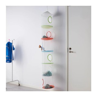 FANGST ชั้นแขวนเก็บของ 6 ช่อง Hanging storage 29*168 cm (ขาว)