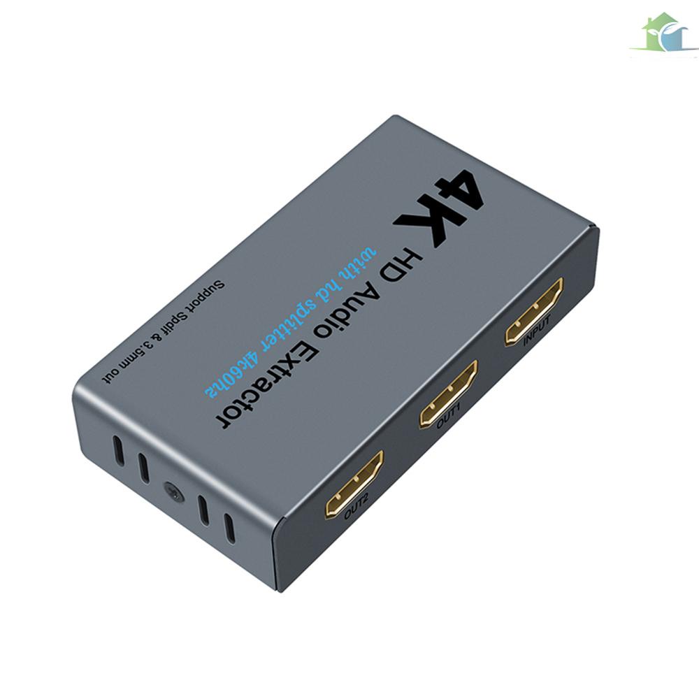 YOUP E12 4K 60HZ HD Video Extractor with Optical Toslink Splitter Spdif ...