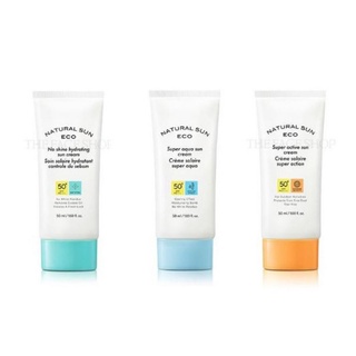 THE FACE SHOP NATURAL SUN ECO SUPER ACTIVE SUN CREAM SPF50+ PA++++