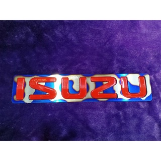 ชุดครอบโลโก้ isuzu พร้อมโลโก้แดงตรงรุ่น isuzu ปี 12 ถึงปี 19