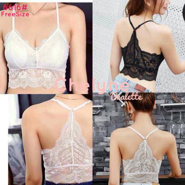 Chelyne 6616 แฟชั่น Bralette
