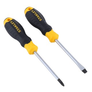 ไขควงSTANLEY 65-200 2 ชิ้น/ชุด SCREWDRIVER STANLEY 65-200 2EA/SET