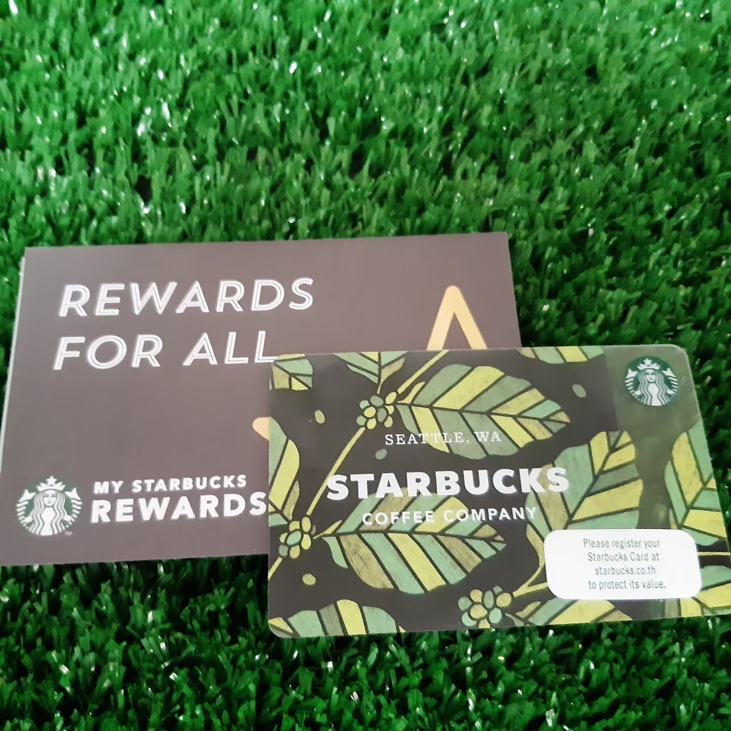 Starbucks Card Seatle wa การ์ด สตาร์บัคส์ บัตรเปล่า ของสะสม ไม่มีเงิน ไม่ขูดพิน