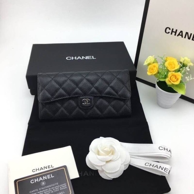 ✅ กระเป๋าสตางค์ Chanel 🚚ส่งฟรีems