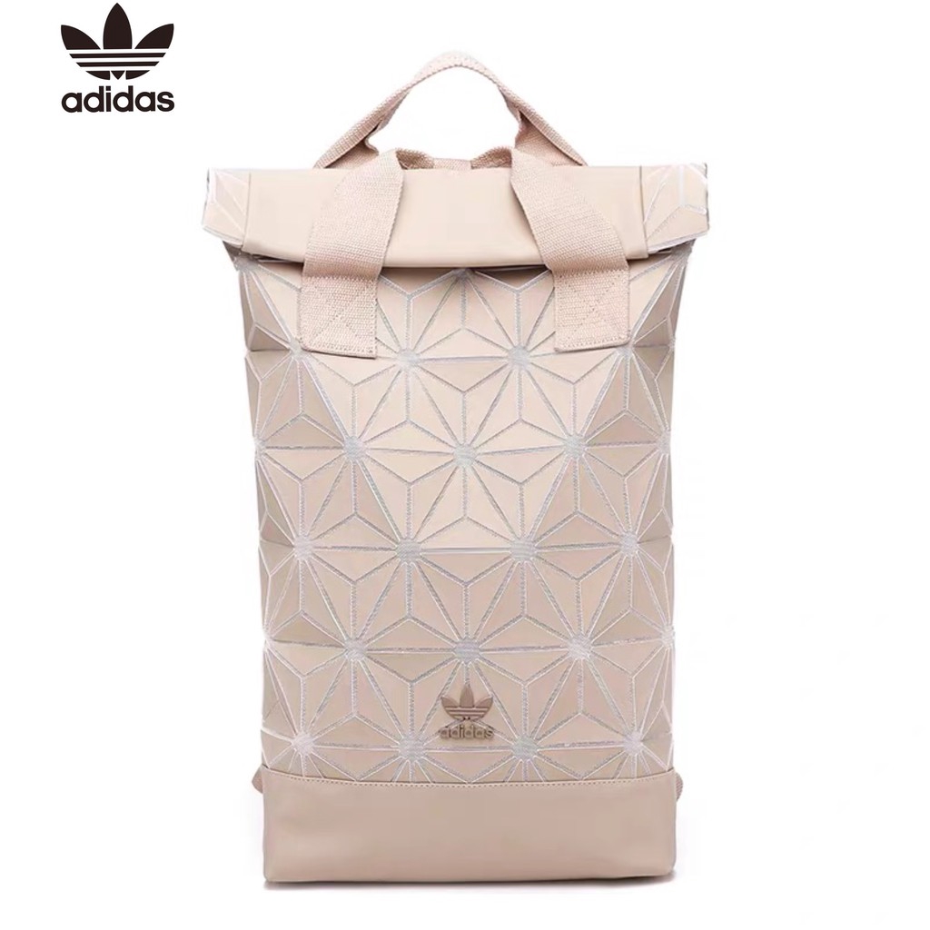 [Spot Express] Adidas Backpack เป้เป้ผู้ชาย Tide Backpack ผู้หญิงสไตล์วิทยาเขตการเดินทาง Shamrock Diamond ความจุสูงกระเป