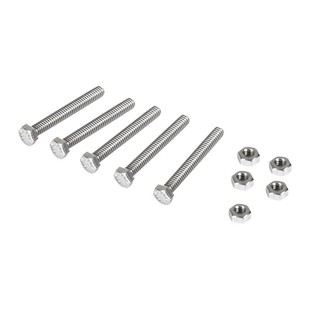 สกรูหัวหกเหลี่ยม 1/4 นิ้วX1 นิ้ว HEX BOLTS&amp;NBSP;1/4"X2" 5 SET