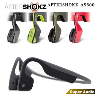 Aftershokz Trekz ชุดหูฟังสเตอริโอไร้สายไทเทเนียมเหมาะกับการเล่นกีฬา - As 600
