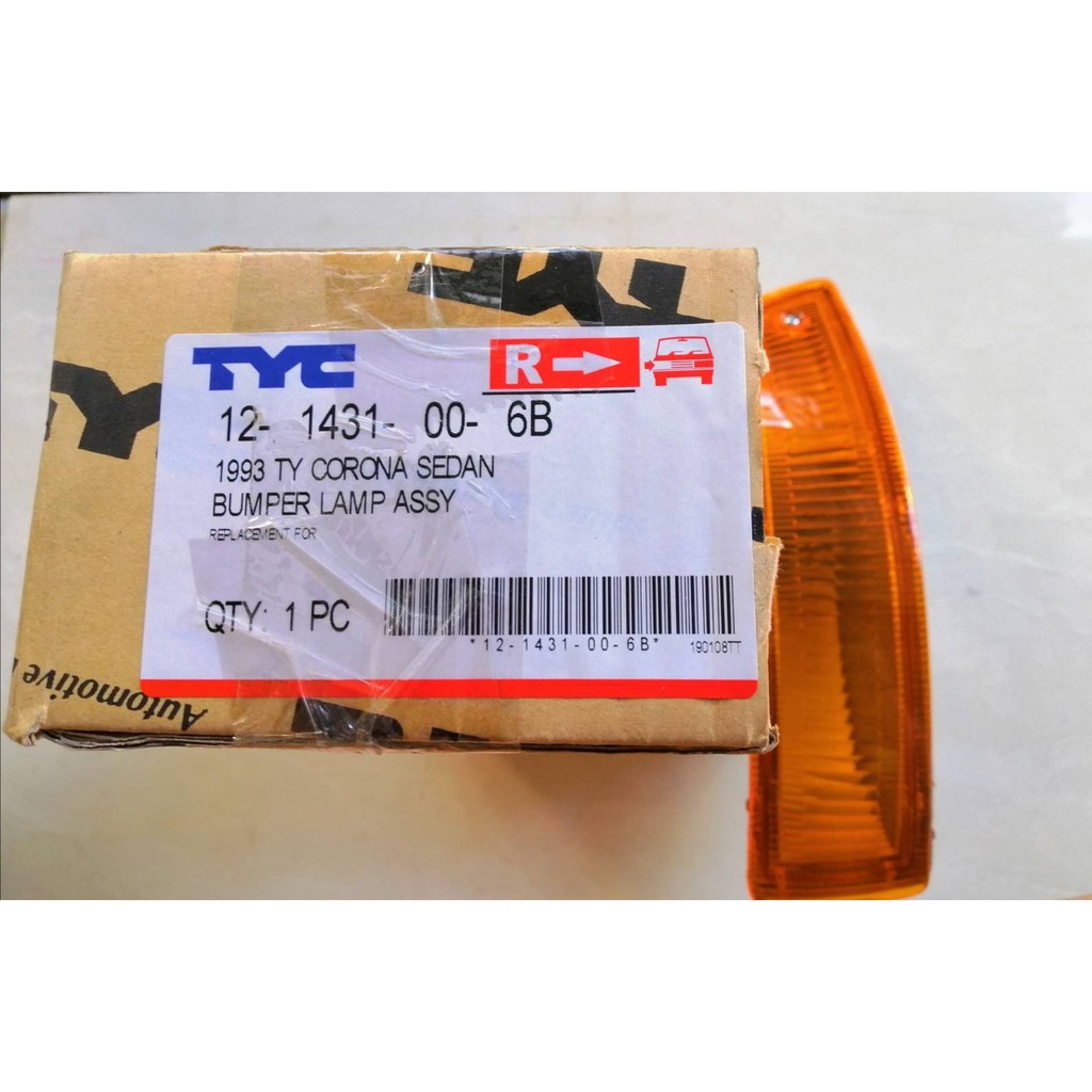 ไฟหรี่กันชน TOYOTA ST190 ปี1993 ข้างRH TYC ไต้หวัน ราคาดวงละ 250บาท