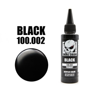 SKULL COLOR 100.002 60 ml. PRIMARY Black