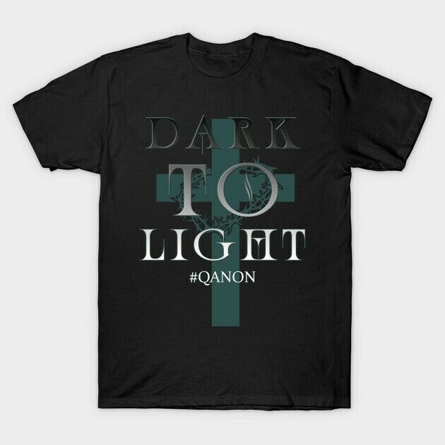 [COD]เสื้อยืดแขนสั้นลําลอง พิมพ์ลาย Qanon Dark To Light Wwg1Wga แฟชั่นฤดูร้อน สําหรับผู้ชาย