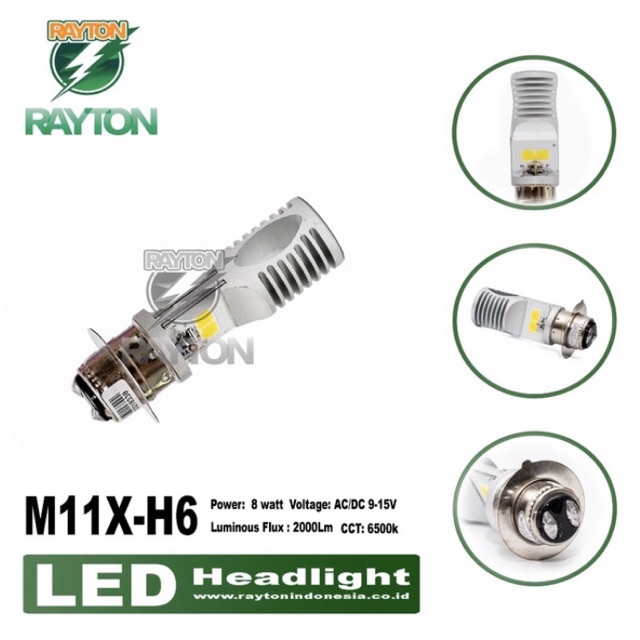M11X H6 ไฟ LED มอเตอร์ไซค์