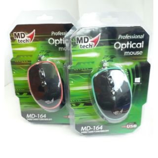 เม้าส์ MD-164 เม้าส์สาย USB Optical