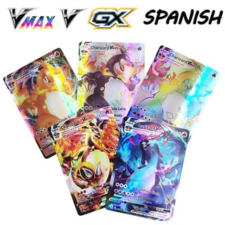 (ขายดี) ใหม่ การ์ดโปเกม่อน สีรุ้ง wb5i TCG Vmax