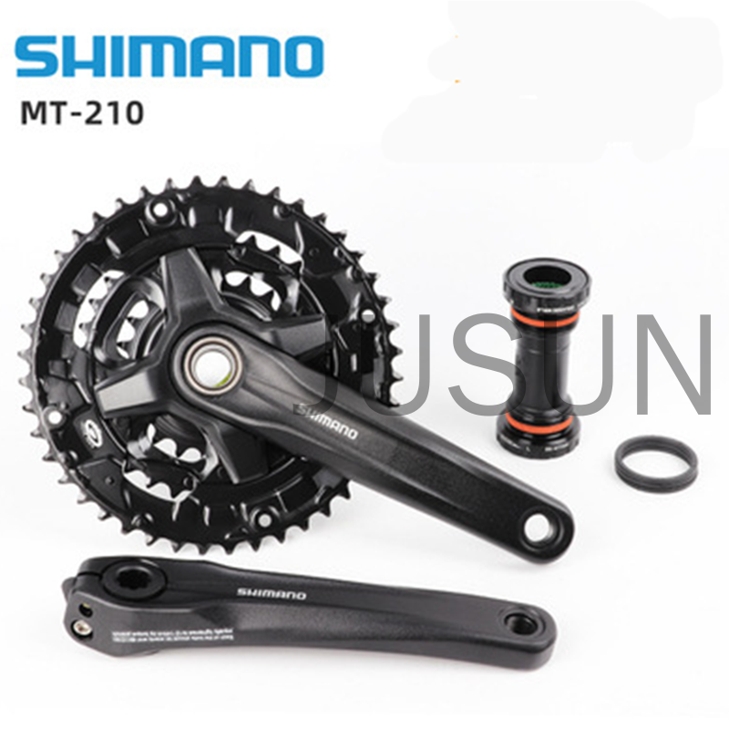 เซ็ทโซ่ Shimano MT210.FC-MT210 สำหรับจักรยานเสือภูเขา ขนาด 44-32-22T และ 40-30-22T พร้อม BB-MT500