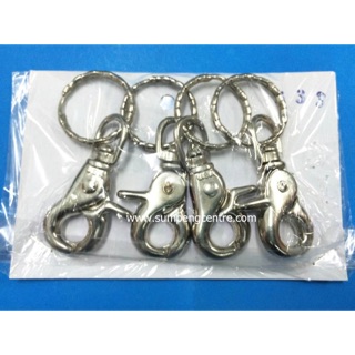 พวงกุญแจก้ามปู no:333 (4 ชิ้น),  Hook Keyhains no:333 (4 pieces)