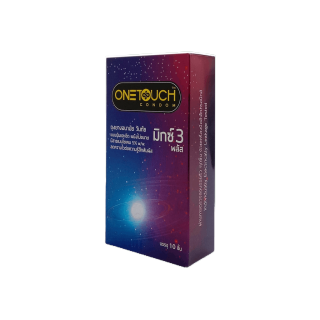 Onetouch ถุงยางอนามัย วันทัช มิกซ์3 พลัส รุ่น Family Pack 10s x 1