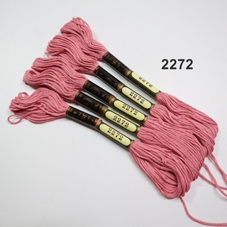 ไหมปักวีนัส เบอร์ 25 ยาว 8 ม. สีชมพู