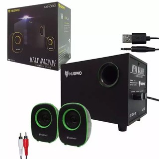 ลำโพงคอมพิวเตอร์ NUBWO USB Speaker 2.1 Mean Machine NS-030