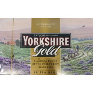 Yorkshire Gold Black Tea 40 bags 125g.ยอร์คเชียร์โกลด์ชาดำ 40 ถุง 125ก.อาหารเครื่องดื่ม เครื่องดื่ม ชา ชาซอง