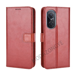 Huawei Nova 9 Se เคส Phone Holder Stand Case Huawei Nova 9 Se Nova9 เคสฝาพับ Wallet PU Leather Back Cover