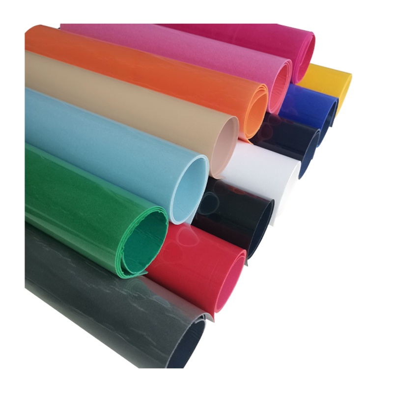 1 แผ่น 10 "x20 "/25 ซม.x50 ซม. Flock การถ่ายเทความร้อนไวนิล Flocking เครื่องกดความร้อนเสื้อยืดเหล็กบน HTV การพิมพ์