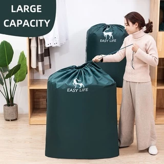 เสื ้ อผ ้ าผ ้ านวมบ ้ านถุงเก ็ บ Drawstring กระเป ๋ าผ ้ าขนาดใหญ ่ ความจุของเล ่ น Sundries Sorting ถุงเก ็ บฝุ ่ น