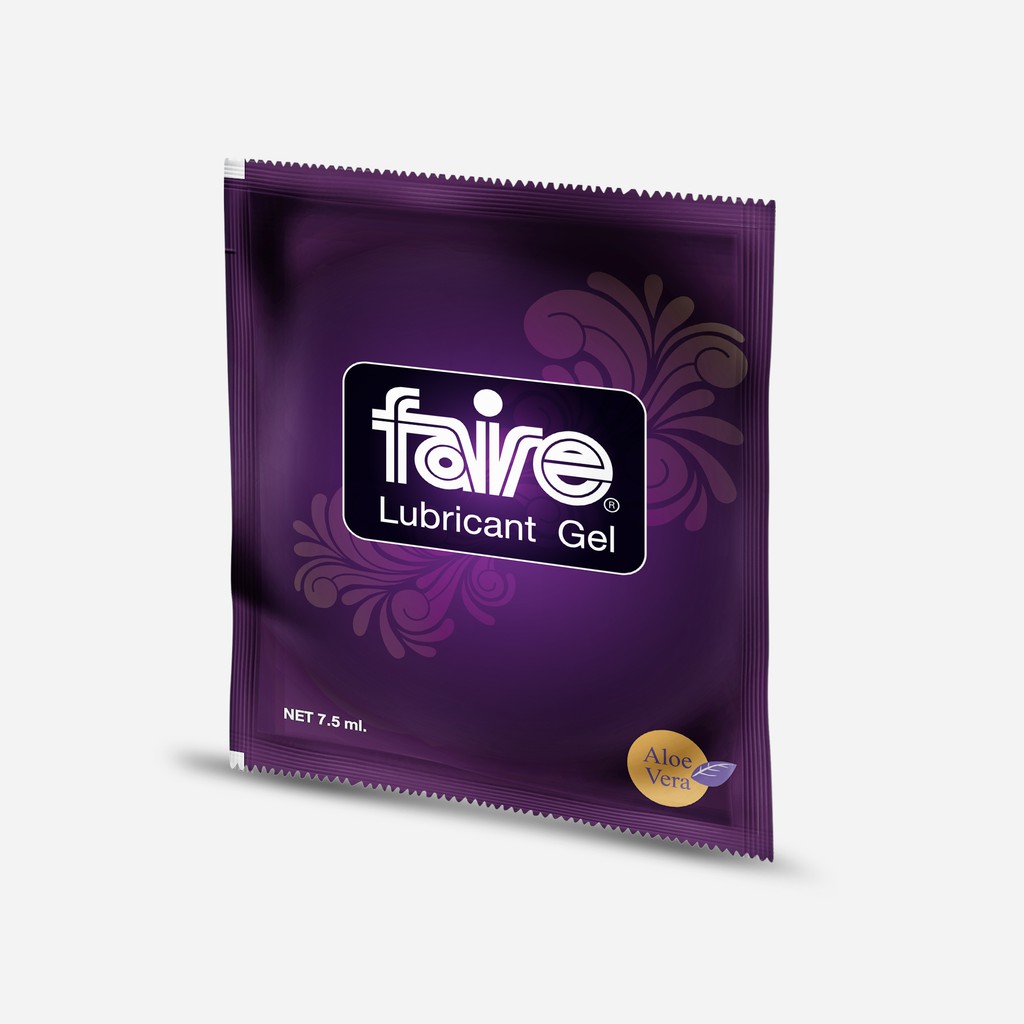 ใหม่! แฟร์ อโลเวร่า เจลสูตรน้ำสารสกัดอโลเวร่าธรรมชาติ เจลหล่อลื่น ชนิดซอง 1 ซอง Faire Lubricant Gel 1 Sachet - รูปที่ 4