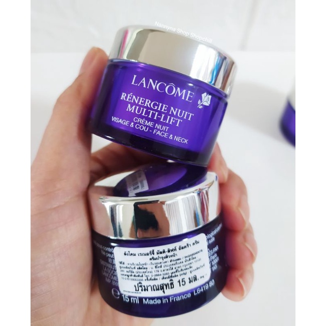 ใช้ดีมากครีมบำรุงผิวหน้าและลำคอในตัวเดียวกัน Lancome Renergie Nuit ...