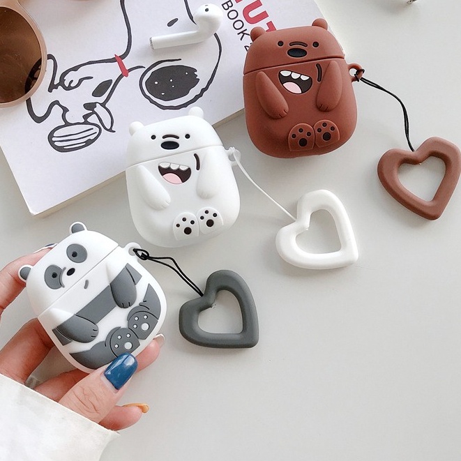 ซิลิโคน เคสAirpods1/Gen2 เคส Airpods Pro เคสi12 TWS ป้องกันการกระเเทกได้ดี