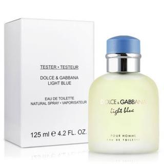 D&amp;g light blue pour homme edt 100ml กล่องเทสเตอร์