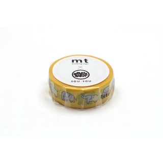 mt masking tape zou (MTSOU10) / เทปตกแต่งวาชิ ลาย zou แบรนด์ mt masking tape ประเทศญี่ปุ่น