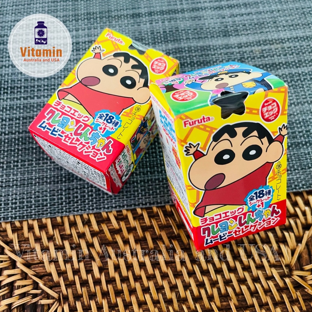 ขนมชินจัง Crayon Shinchan Choco egg ช๊อคโกแลตไข่ชินจัง ไข่เซอร์ไพรส์ กล่องสุ่ม