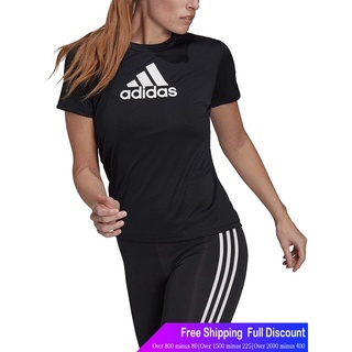 Adidasเสื้อยืดแขนสั้น Adidas Womens Designed 2 Move Logo Sport Tee AdidasShort sleeve T-shirts