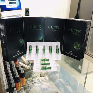 ELITE CM 7-23 PACK 20 Pcs. ใช้ลงเงาลงสีหน้าโค้ง แพค 20 ชิ้น ใช้กับเครื่องฮอคทั่วไป ของแท้ 100%