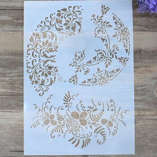 ลายฉลุขนาด a 4 ตกแต่งสมุด diy