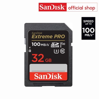 SANDISK EXTREME PRO SDHC UHS-I CARD 32GB (SDSDXXO-032G-GN4IN) ความเร็ว อ่าน 100MB/s เขียน 90MB/s