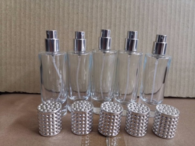 ขวดน้ำหอม valentino ใส 30 ml. ทรงกระบอก
