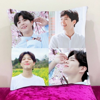 หมอนอิงสั่งทำ ใส่ได้4รูป หมอนอิงขนนุ่ม หมอนอิงโซฟา หมอนอิงในรถ หมอนอิง Cushions PARK BO GUM พัคโบกัม