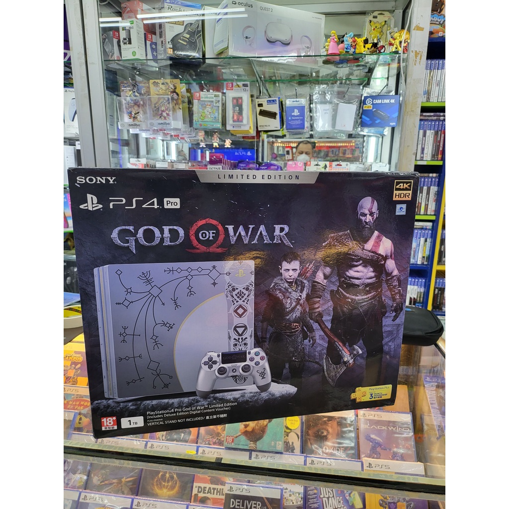 [พร้อมส่ง]Playstation: God of War Limited Edition เครื่องเกม PS4 PRO มือสองสภาพนางฟ้า (อดีตเครื่องประกันศูนย์โซนี่ไทย)
