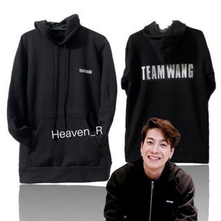 พร้อมส่ง เสื้อฮู้ดทีมหวัง Team wang  JACKSON WANG GOT7 เสื้อกันหนาว แฟชั่น    ฮู้ดสวมหัว  ฟรีไซด์ แฟนเมด