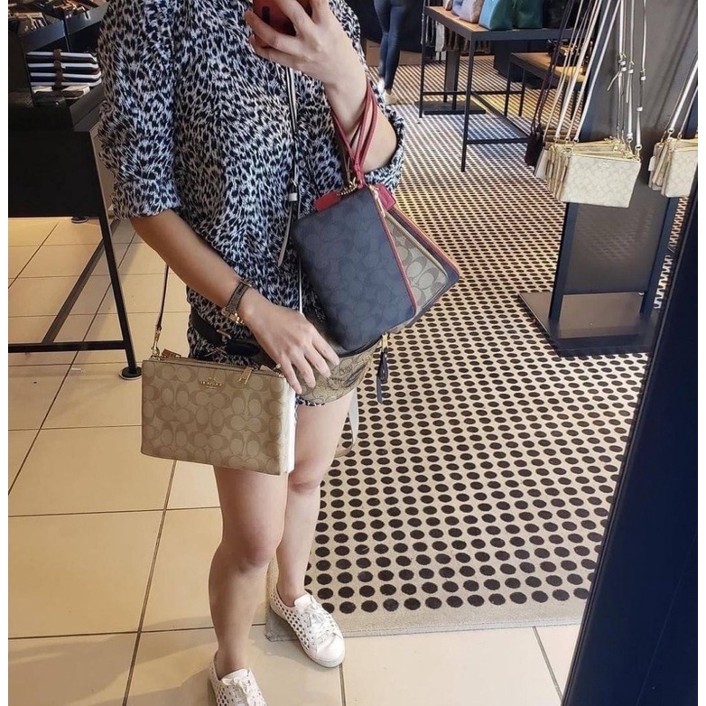 ✨ผ่อน0%แท้100%✨ COACH F58328 LYLA CROSSBODY IN SIGNATURE CANVAS ✨ผ่อน0%แท้100%✨ COACH F58328 LYLA CROSSBODY IN SIGNATURE CANVAS