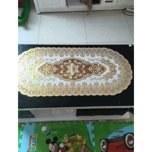 @FRESHIP OVOL TABLE CLOTH 60 120CM สีเหลือง