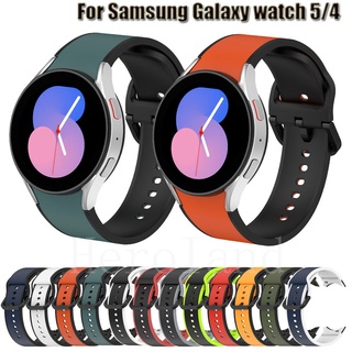 สายนาฬิกาข้อมือซิลิโคน สําหรับ Samsung Galaxy Watch 5/4 44 มม. 40 มม. Galaxy Watch 5 pro 45 มม. 4 Classic 42 มม. 46 มม.