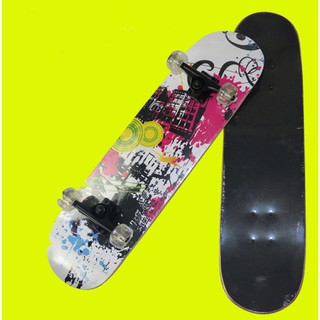 Skateboard  3108C สเก็ตบอร์ด ที่รองเท้าสเก็ตบอร์ด สเก็ตบอร์ด สำหรับเด็ก ลายการ์ตูน Mixed color